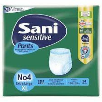 Picture of Sani Sensitive Adult Diapers Pants Size X Large 14 Pieces