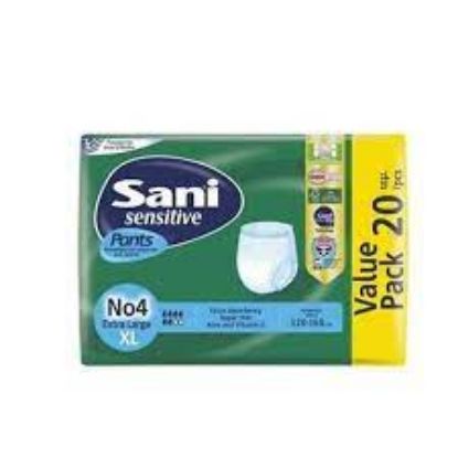 Picture of Sani Sensitive Adult Diapers Pants Size X Large 20 Pieces