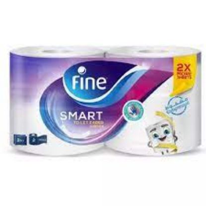 Picture of Fine Smart - 2 Ply Toilet Tissue Paper - 2 Rolls