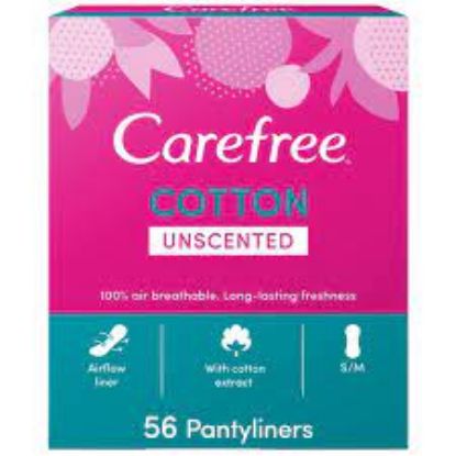 Picture of Carefree Cotton Feel Normal Pantyliners 56 Pieces