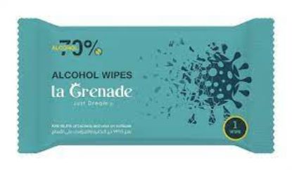 Picture of La Grand Disinfecting/antibacterial Wipes - 70% Alcohol 50 Pieces