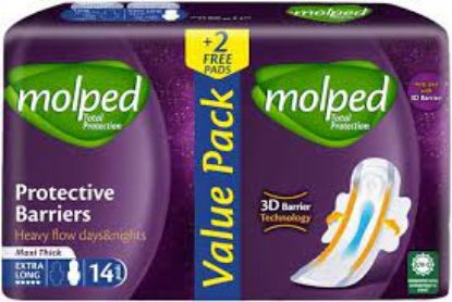 Picture of Molped Total Protection - Value Pack - Extra Long 14 Pads