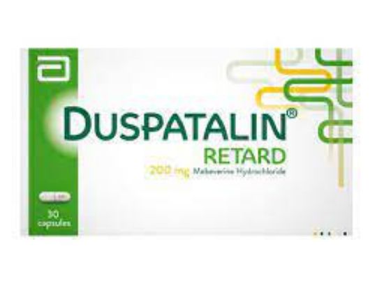 Picture of DUSPATALIN RETARD 200 MG 30 CAPS.