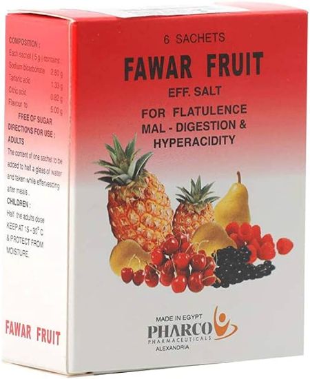 Picture of EFFRUTI EFFERVESCENT SALT 12 SACHETS