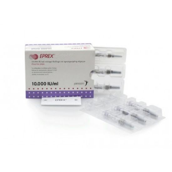 Picture of EPREX 10  000 I.U./ML 6 PREFILLED SYRINGES