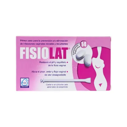Picture of FISIOLAT 14 VAGINAL TABLETS