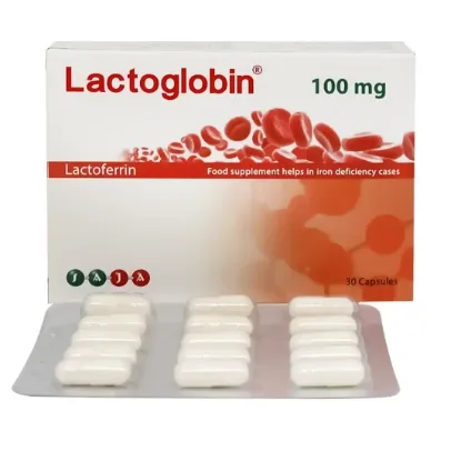 Picture of LACTOGLOBIN 100 MG 30 CAPS.