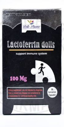 Picture of LACTOFERRIN DOLLS 100 MG STRIPS 30 CAPS