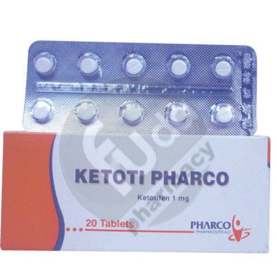 Picture of KETOTI PHARCO 1 MG 20 TAB.
