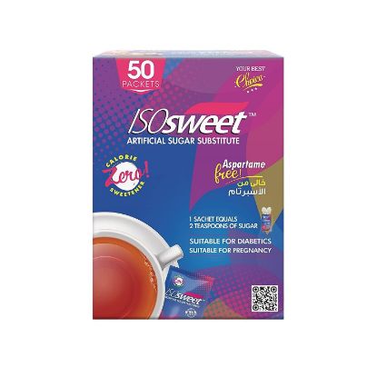 Picture of ISOSWEET 50 SACHETS 1 GM