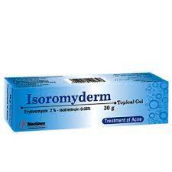 Picture of ISOROMYDERM TOPICAL GEL 30 GM