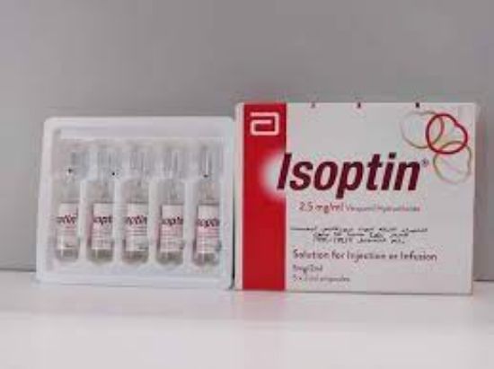 Picture of ISOPTIN 5MG/2ML 5 I.V. AMP.