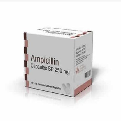 Picture of AMPICILLIN-EL NASR 250MG 12 CAPS.