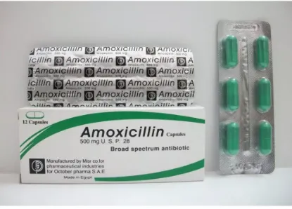 Picture of AMOXICILLIN 500MG 12 CAPS. USP 28