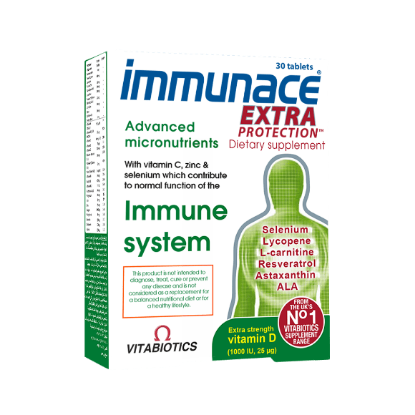 Picture of IMMUNACE EXTRA PROTECTION 30 TABS.