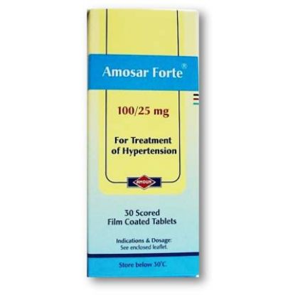 Picture of AMOSAR FORTE 100/25 MG 30 F.C.TAB.