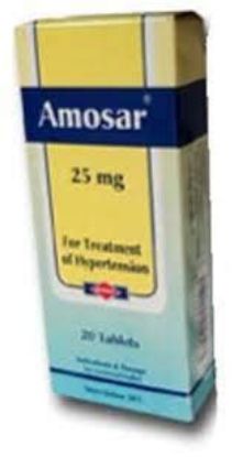 Picture of AMOSAR 25MG 20 F.C.TAB.