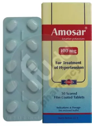 Picture of AMOSAR 100MG 30 F.C. TABS.