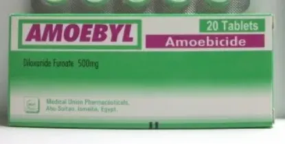 Picture of AMOEBYL 500MG 20 TABS.