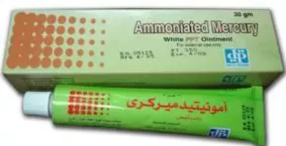 Picture of AMMONIATED MERCURY 5% OINT. 30 GM