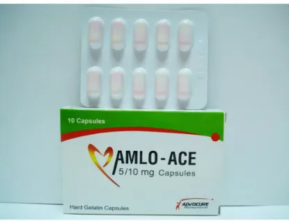 Picture of AMLO-ACE 5/10 MG 10 CAPS.