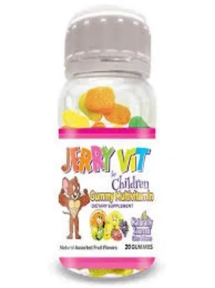 Picture of JERRY VIT CHILDREN GUMMY MULTIVITAMIN 30 PIECES