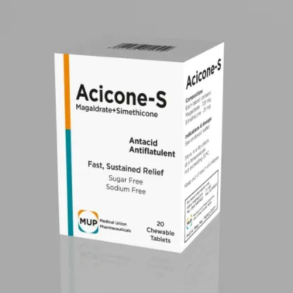 Picture of ACICONE-S 720/25MG 20 CHEW. TAB.