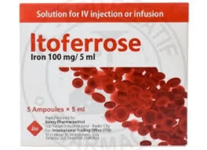 Picture of ITOFERROSE 100MG/5ML 5 AMP. FOR IV INJ. OR INF.