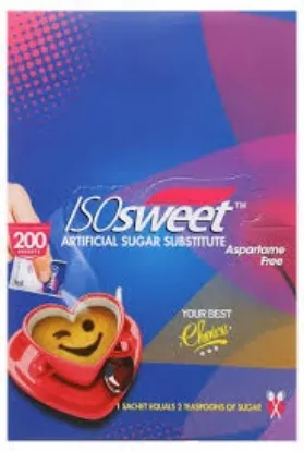 Picture of ISOSWEET 200 SACHETS 1 GM