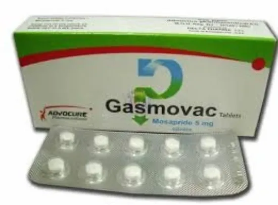 Picture of GASMOVAC 5MG 20 TAB