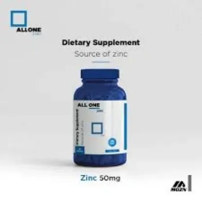 Picture of ALL ONE ZINC 50 MG 30 TABS.