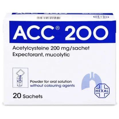 Picture of ACC 200MG 20 SACHETS