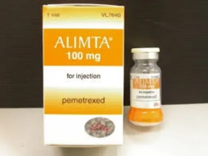 Picture of ALIMTA 100 MG PWD. FOR I.V. INF. VIAL