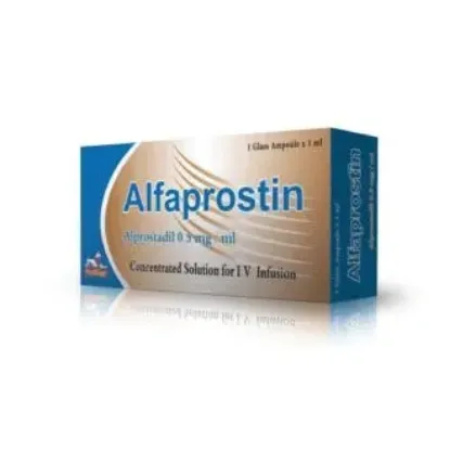 Picture of ALFAPROSTIN 0.5MG/ML AMP. FOR I.V. INF.