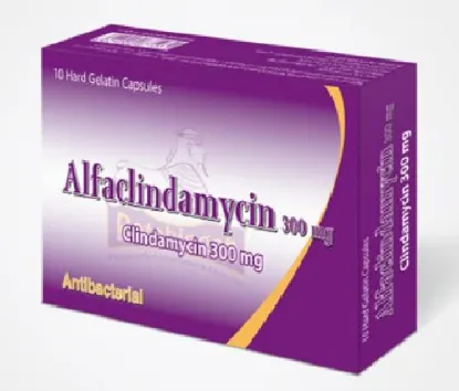 Picture of ALFACLINDAMYCIN 300 MG 10 CAPS.