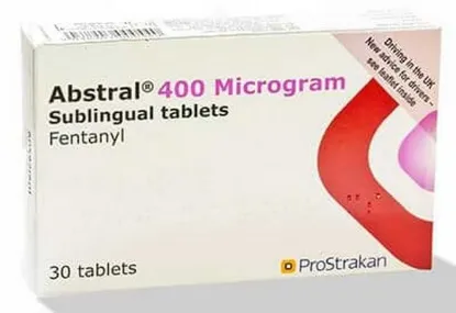Picture of ABSTRAL 400MCG 10 SUBLINGUAL TABS.