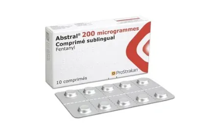 Picture of ABSTRAL 200MCG 10 SUBLINGUAL TABS.