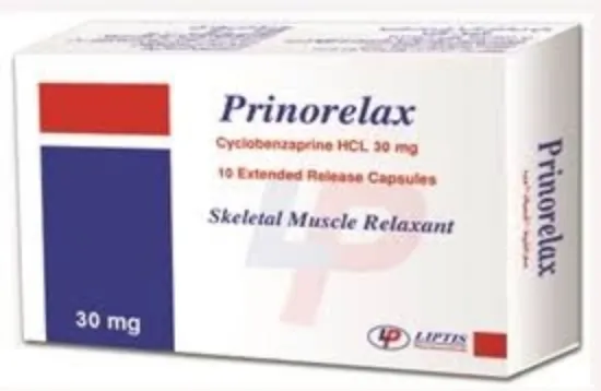 Picture of PRINORELAX 30MG 10 EXT. RELEASE CAPS.